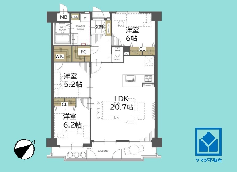 間取り：328000675059