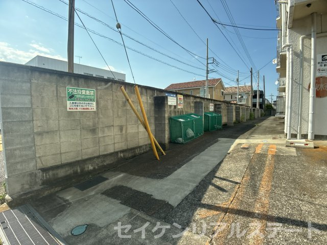 ゴミ置き場です。