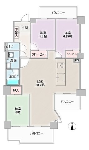 間取り：323000495882