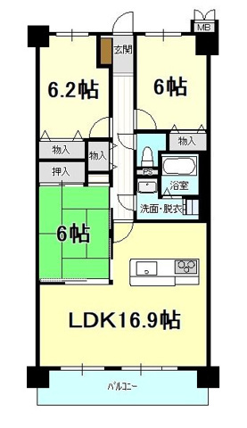 間取り：338000054929