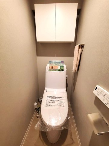 ゆったりとした空間のトイレです