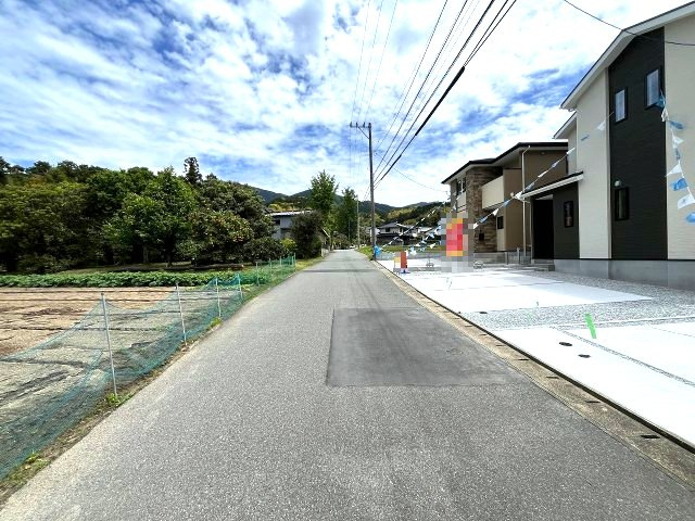 現地写真。前面道路です。