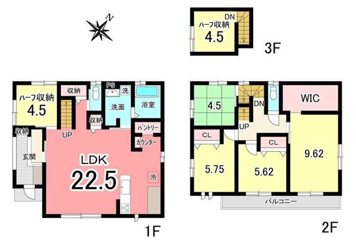 ■間取り図｜敷地面積：307.33？（約92.96坪）建物面積：129.17？（約38.77坪）