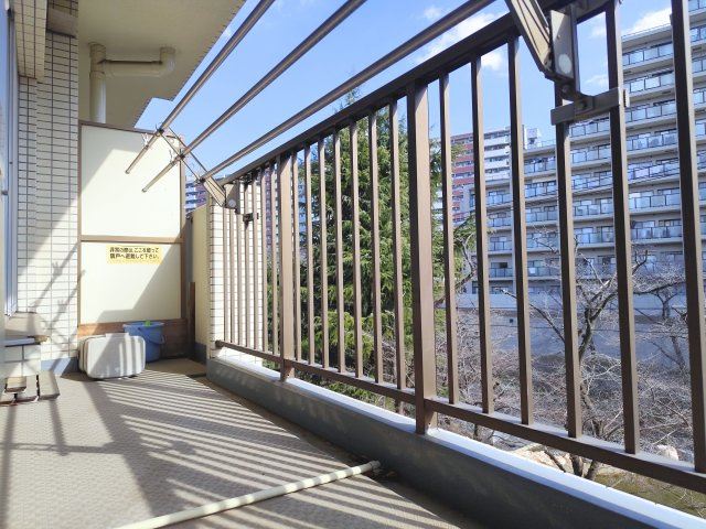 目の前は川を見渡せる眺望良好な環境です