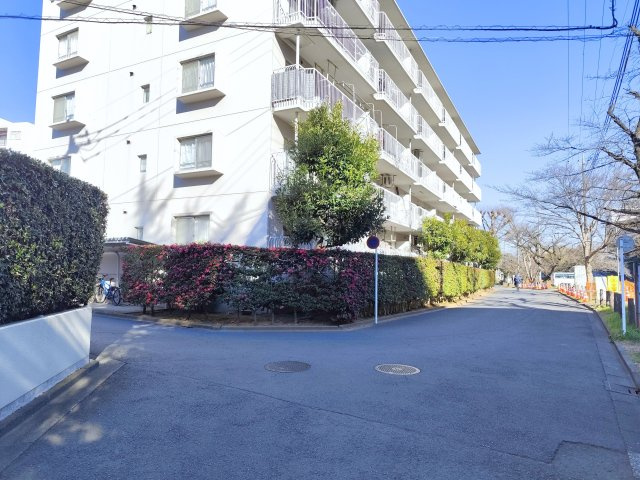 前面道路は見晴らし良好