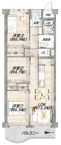 間取り：326000255262