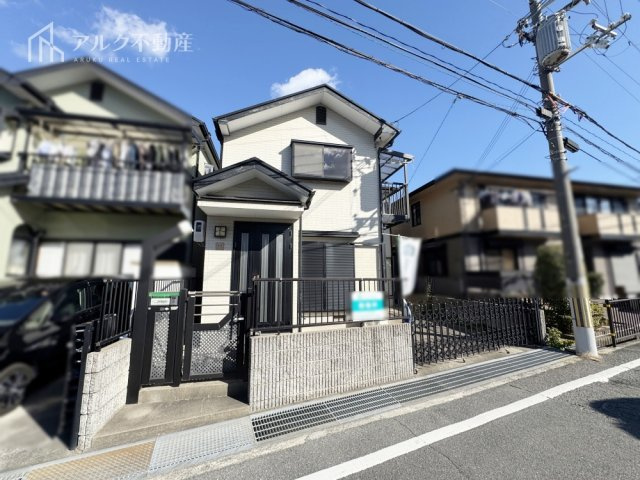 木造スレート葺2階建