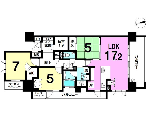 間取り：322000509173