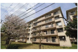 草加旭町団地15号棟の外観