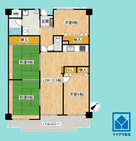 間取り：328000638044