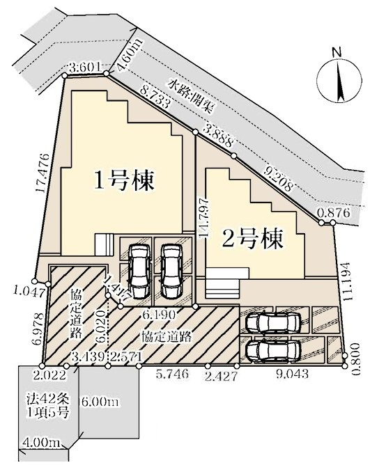 図面と現況が異なる場合、現況を優先とします。【1号棟】