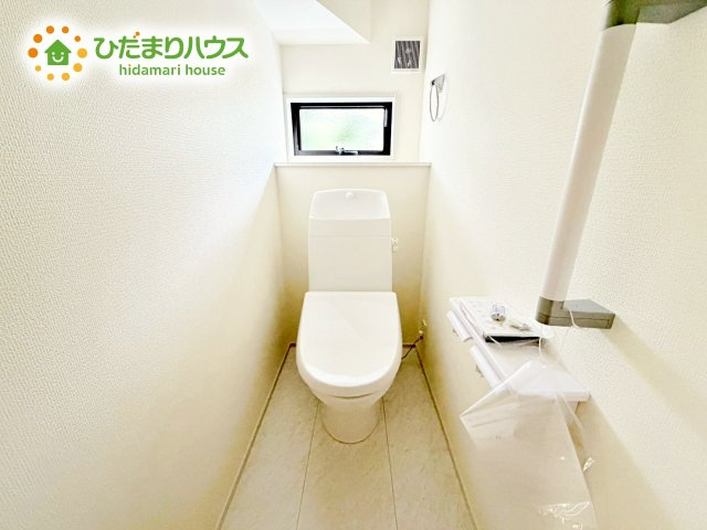 1・2階にトイレあるため、同時に利用でき混雑を避けられますね