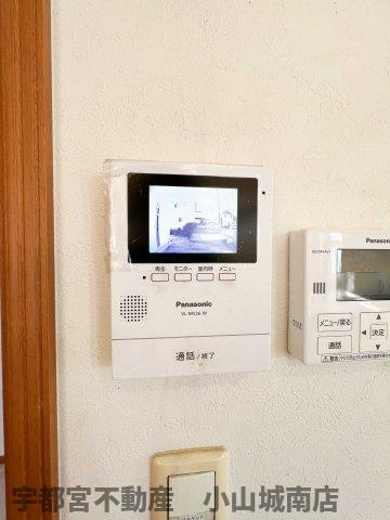 TVモニター付きインターホンで来客者のお顔をしっかり確認できます