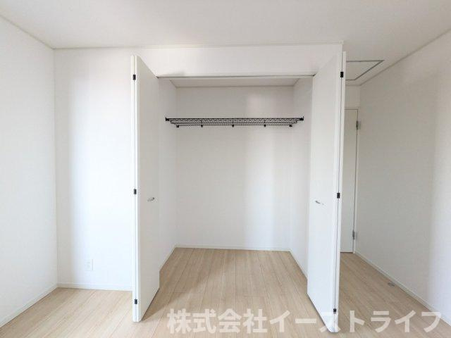 同社施工写真　大きなスペースがあり、収納には困りません