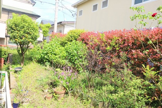 広々とした庭ではガーデニングや家庭菜園を楽しめます。