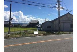 紀の川市南中　土地の外観