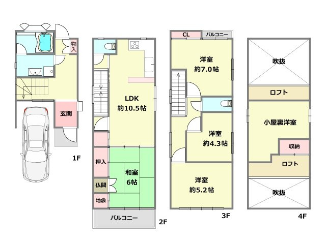 間取り：328000585174