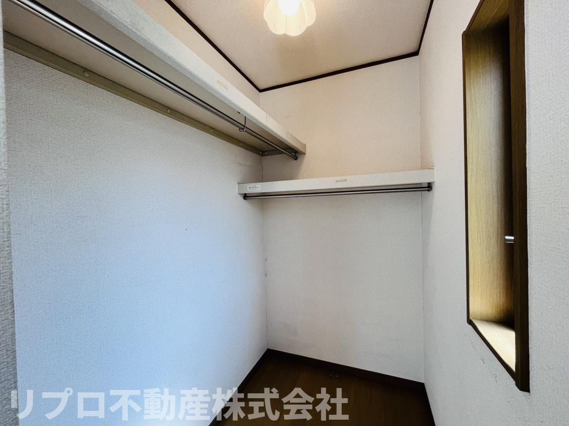 収納力のあるWICがうれしいですね♪