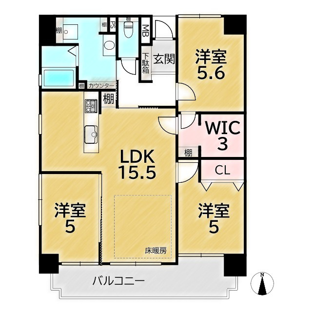 間取り：326000249083