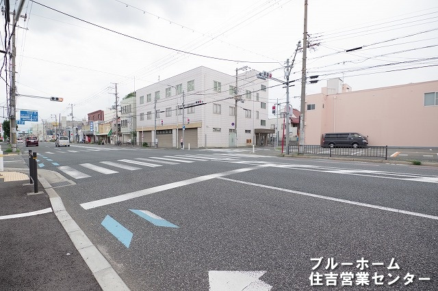 前面道路です！