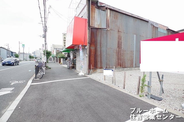 別角度からの前面道路です！