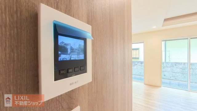【TVインターホン】現地完成写真。カラーTVインターホン。