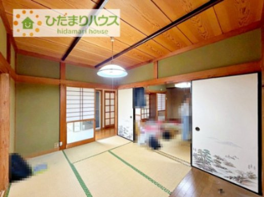 襖を外せば14帖の広々空間に早変わり！