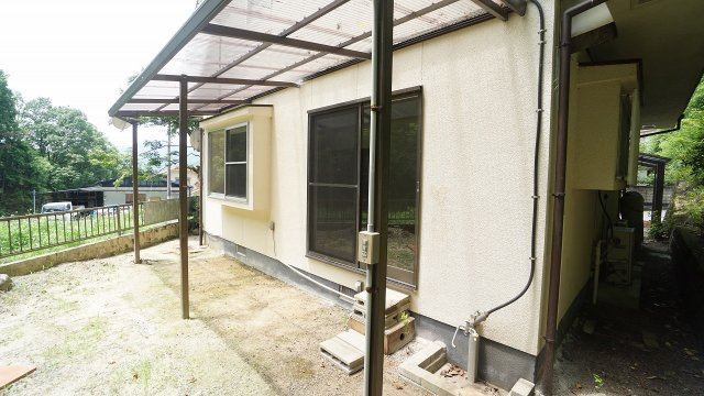 ◎お庭の洗濯物干しスペース