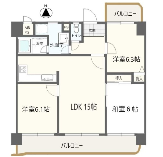 間取り：328000466648