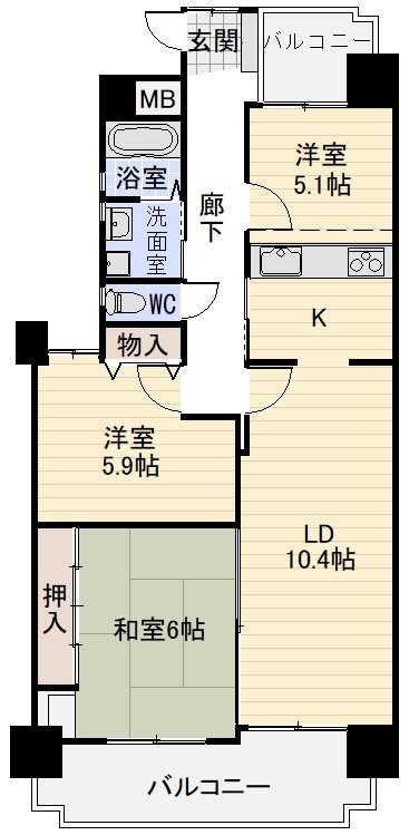 間取り：323000511974