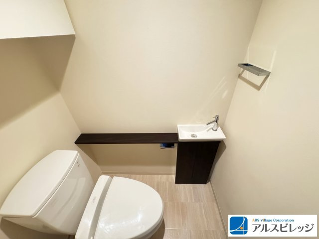 清潔感のあるトイレです