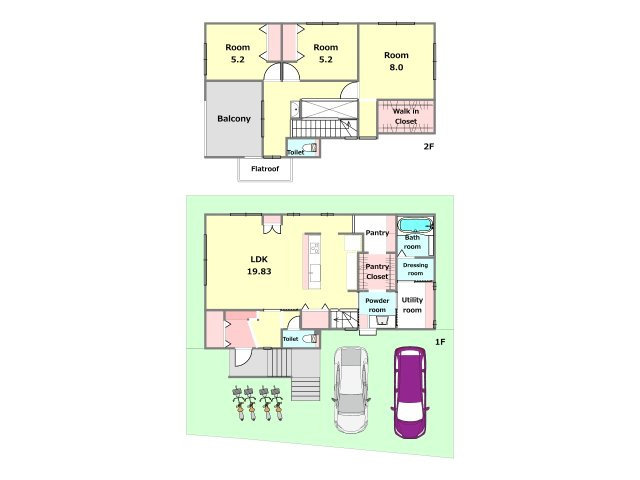 参考プラン図：高い断熱・遮音性と、建築基準法を超える頑丈な安心設計。