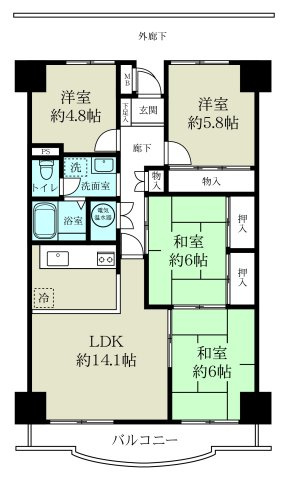 間取り：308000187397