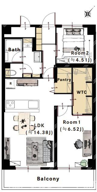 間取り：312001135524