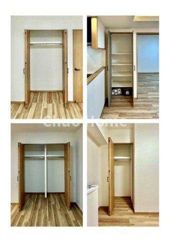 居室にはクローゼットを完備し、自由度の高い家具の配置が叶うシンプルな空間です。お子様の成長と必要になる子供部屋を与えるにはぴったりの間取りですね。