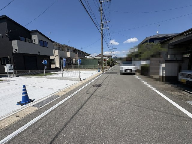 現地写真。前面道路です。