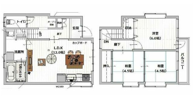 間取り：343000061177