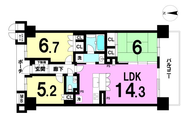 間取り：322000596659