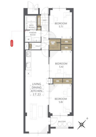 間取り：329000130589