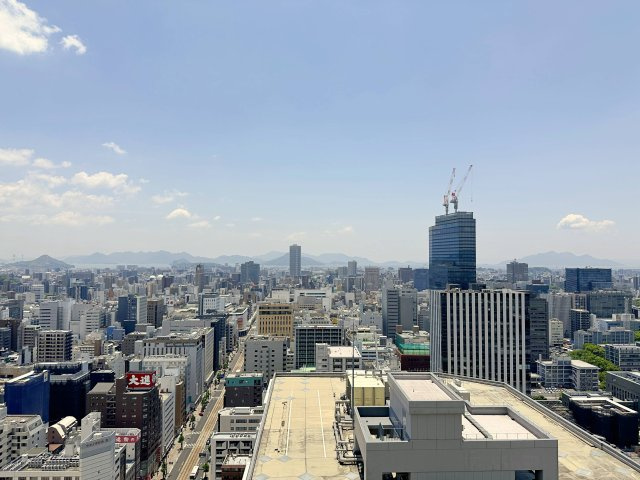 30階のため眺望良好☆　海まで一望することができます♪
