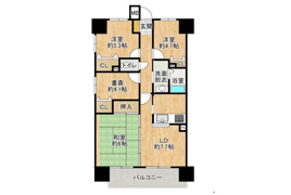 ヴェルビュ鶴見坦　中古マンションの間取り