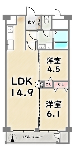 間取り：326000265088