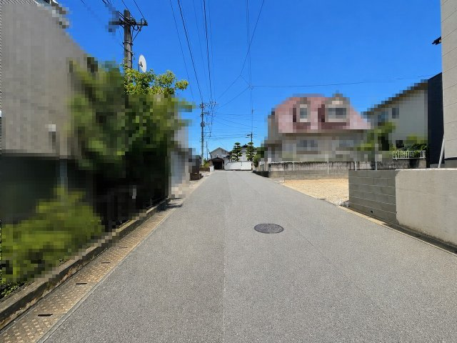 現地写真。前面道路です。