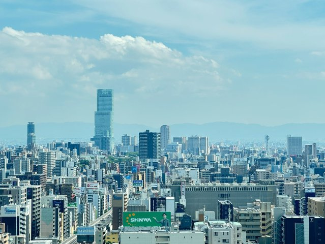 【物件からの展望】25階、南東角住戸につき、眺望・採光・通風良好◎