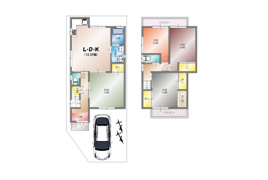 西京区山田久田町の間取り