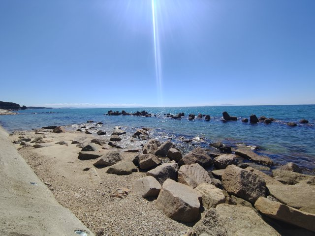 物件から歩いてすぐの海岸です♪