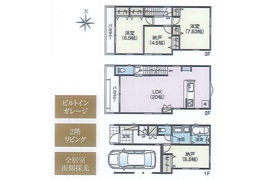 堺市北区長曽根町１号棟の間取り