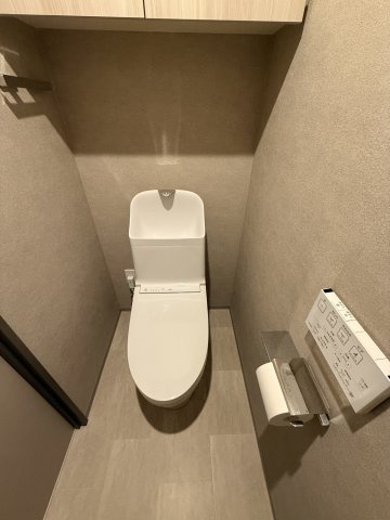 玄関脇にあるため、落ち着いて使用できます。