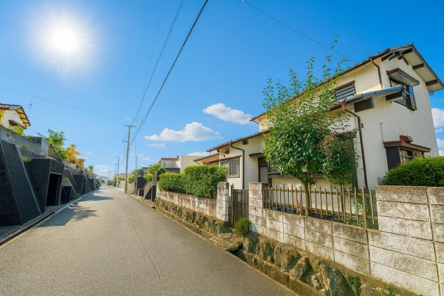 前面道路含む現地写真です