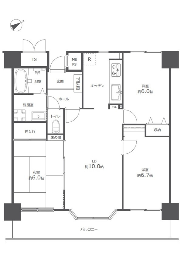 間取り：334000233727